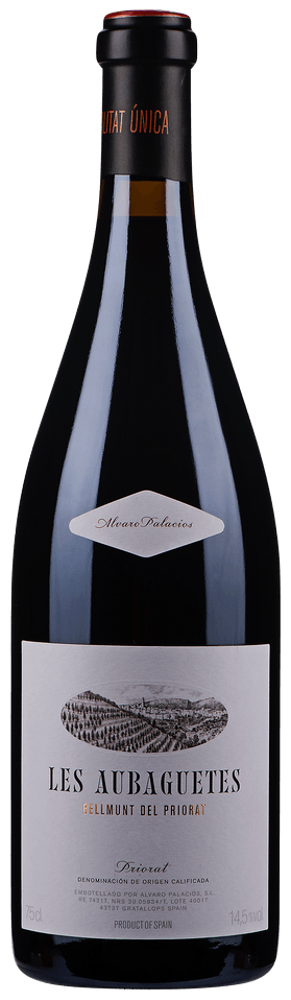 2023 Les Aubaguetes, Álvaro Palacios, Priorat bottle shot.