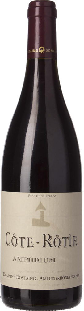 2018 Côte-Rôtie Ampodium, Domaine Rostaing bottle shot.