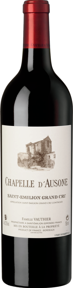 2022 Chapelle d'Ausone, St-Emilion bottle shot.