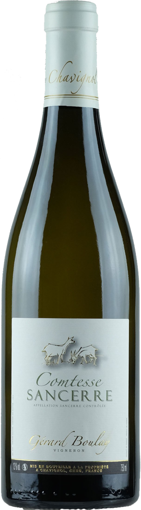 2023 Sancerre Comtesse, Gérard Boulay bottle shot.
