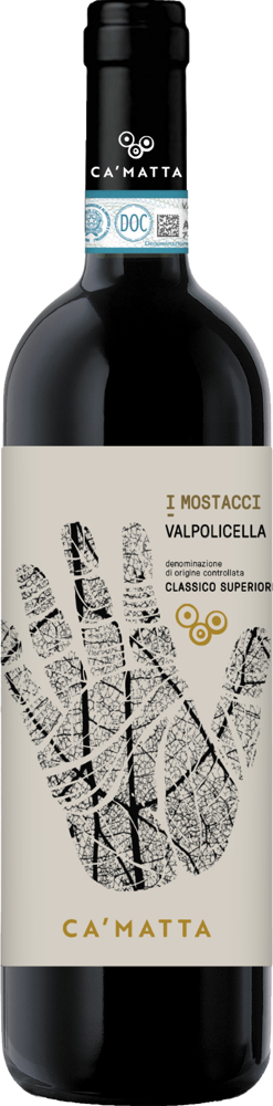 2019 Valpolicella Classico Mostacci, Cantina CàMatta, Veneto bottle shot.