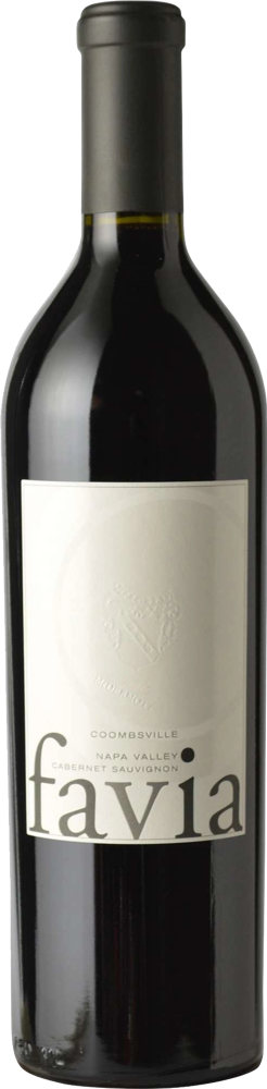 2019 Cabernet Sauvignon, Coombsville, Favia Winery bottle shot.