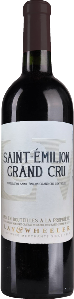 2014 Lay & Wheeler Saint-Emilion bottle shot.