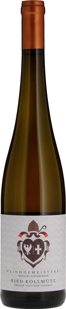 2021 Grüner Veltliner Ried Kollmütz, Smaragd, Mathias Hirtzberger, Wachau bottle shot.