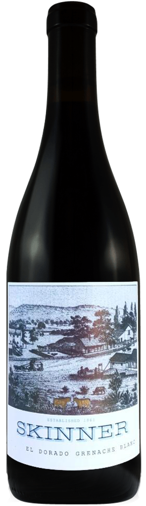 2020 Grenache Blanc, Skinner, El Dorado bottle shot.