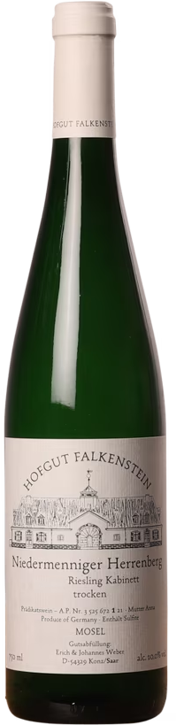 2023 Niedermenniger Herrenberg Riesling Kabinett Trocken, 'Mutter Anna', Hofgut Falkenstein, Mosel