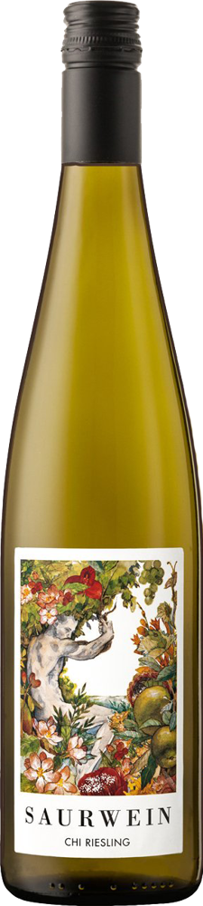 2021 Chi Riesling, Jessica Saurwein bottle shot.