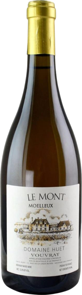 2005 Vouvray Moelleux Le Mont, Domaine Huet bottle shot.