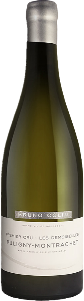 2023 Puligny Montrachet 1er Cru Les Desmoiselles, Bruno Colin bottle shot.
