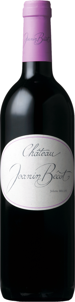 2022 Château Joanin Bécot, Côtes de Castillon bottle shot.