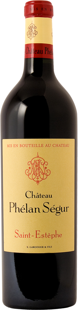 2000 Château Phélan Ségur, Cru Bourgeois St-Estèphe bottle shot.