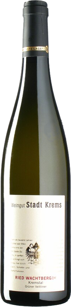 2021 Grüner Veltliner Ried Wachtberg 1.ÖTW, Stadt Krems, Kremstal bottle shot.