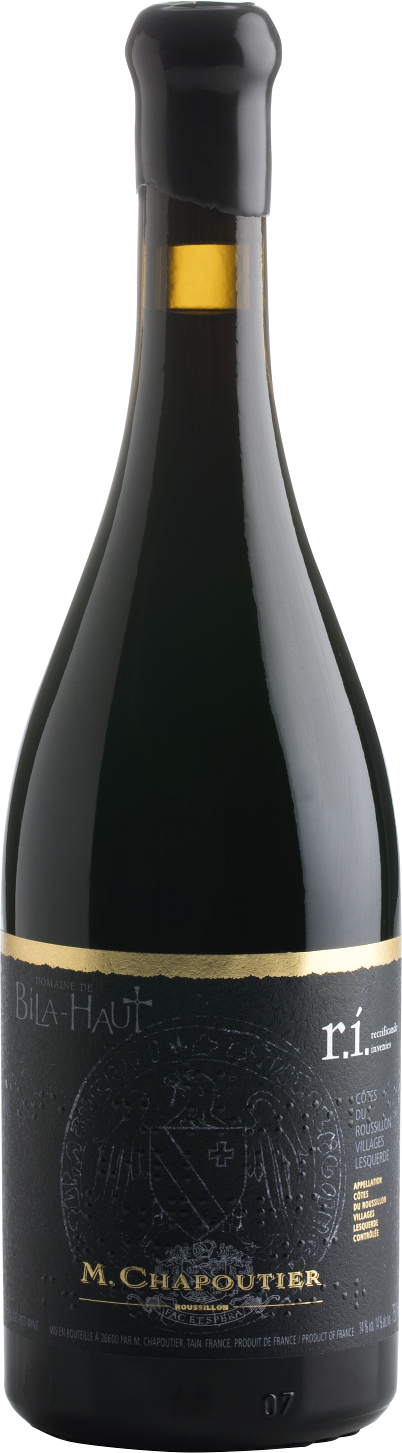 2018 Côtes du Roussillon Villages Lesquerde 'RI', M. Chapoutier Domaine de Bila-Haut, Languedoc-Roussillon