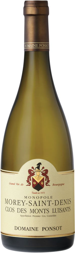 2023 Morey-St-Denis 1er Cru Clos des Monts Luisants, Domaine Ponsot bottle shot.
