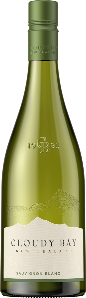 2022 Sauvignon Blanc, Cloudy Bay, Marlborough bottle shot.