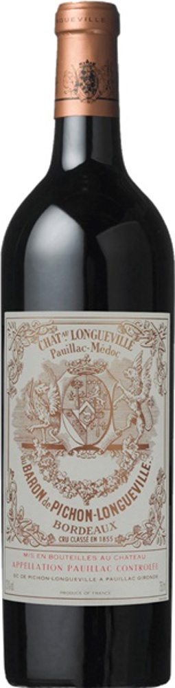 2000 Château Pichon-Longueville (Baron), Cru Classé Pauillac bottle shot.