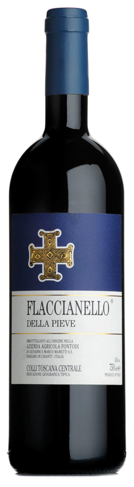 2021 Flaccianello della Pieve, Fontodi, Tuscany bottle shot.