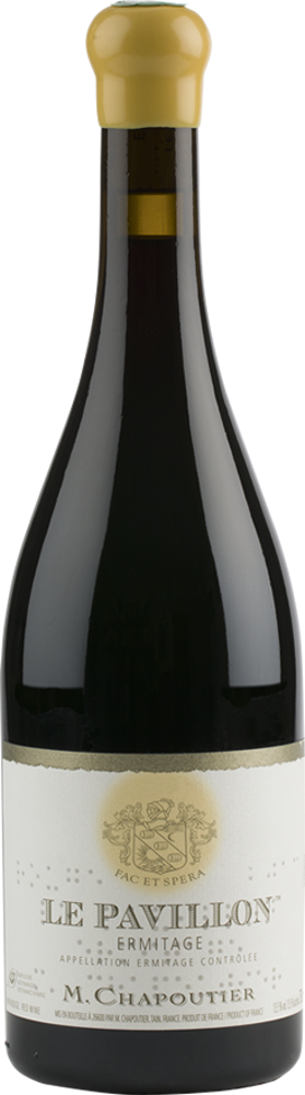 2018 Ermitage Le Pavillon, M. Chapoutier bottle shot.