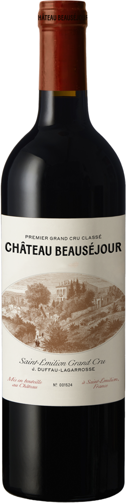 2000 Château Beauséjour Duffau-Lagarrosse, 1er Grand Cru Classé St-Emilion bottle shot.
