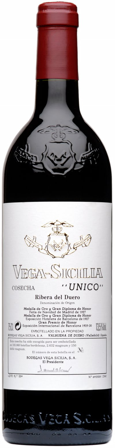 2012 Único, Vega-Sicilia, Ribera del Duero