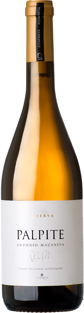 2021 Palpite Branco Reserva, Fitapreta bottle shot.