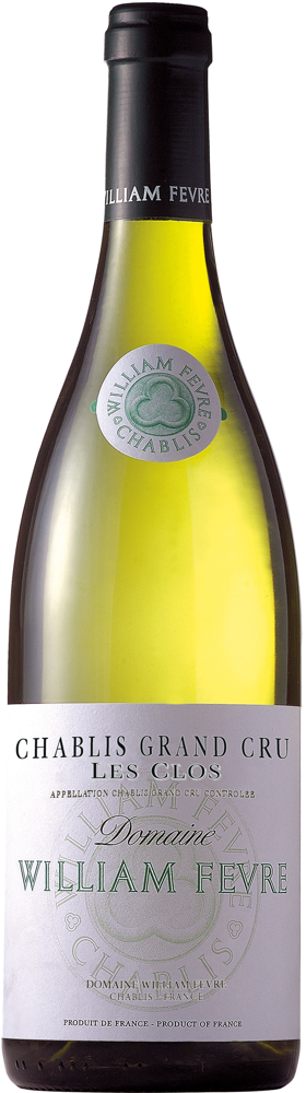 2023 Chablis Grand Cru Les Clos, William Fèvre bottle shot.