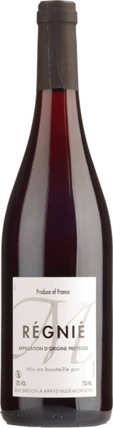 2019 Régnié, Guy Breton, Beaujolais