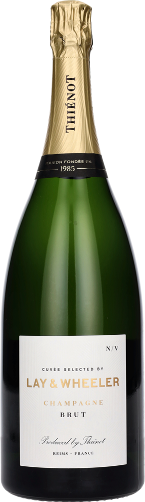 N/V Lay & Wheeler Champagne Brut by Thiénot (2015 base vintage) II bottle shot.