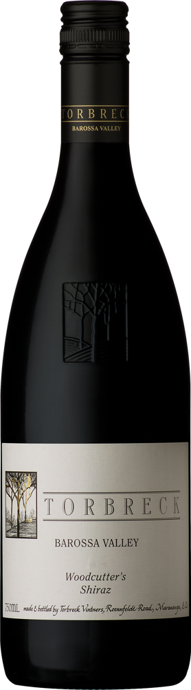 2024 Woodcutter's Shiraz, Torbreck, Barossa Valley bottle shot.
