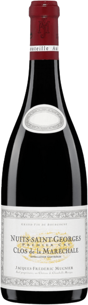 2014 Nuits-St-Georges 1er Cru Clos de la Maréchale, Jacques-Frédéric Mugnier bottle shot.