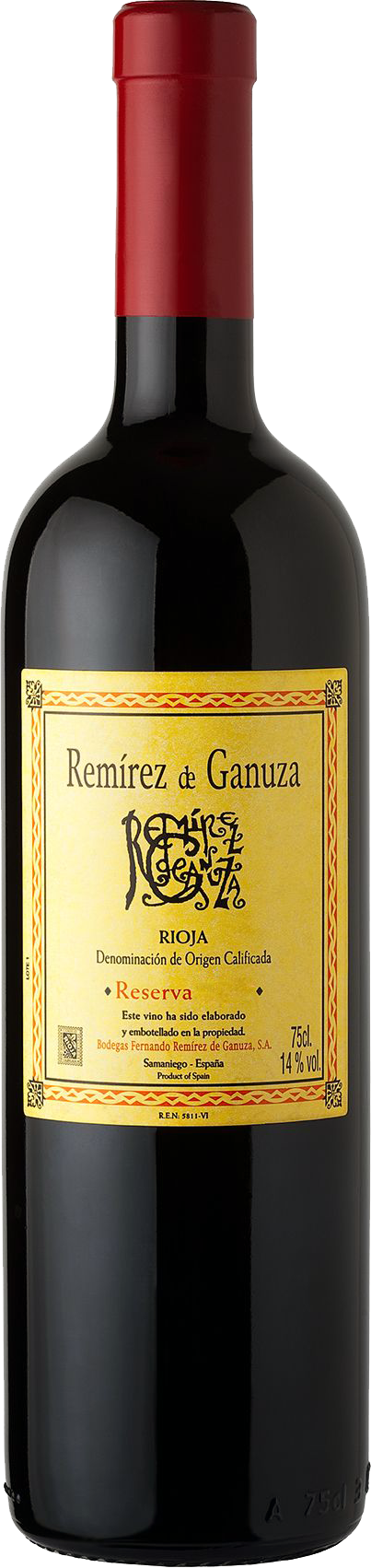 2010 Reserva, Remírez de Ganuza, Rioja