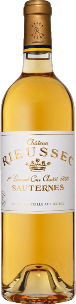 1989 Château Rieussec, Cru Classé Sauternes bottle shot.