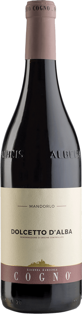 2022 Dolcetto d'Alba Mandorla, Elvio Cogno bottle shot.