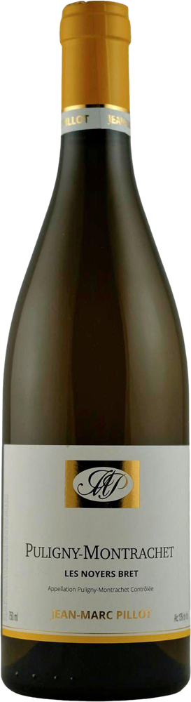 2023 Puligny-Montrachet, Les Noyers Brets, Jean-Marc Pillot bottle shot.