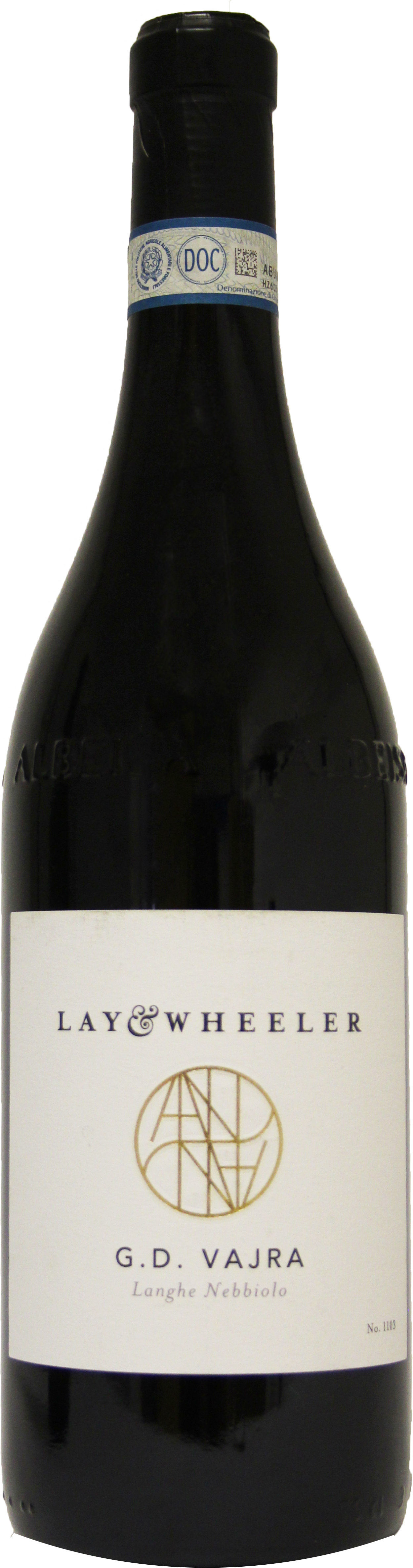 2018 Langhe Nebbiolo, Lay & Wheeler & G. D. Vajra, Piedmont