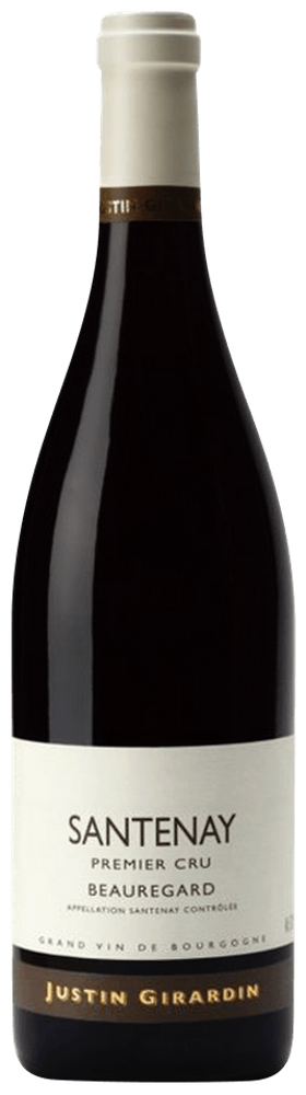 2020 Santenay 1er Cru Beauregard, Justin Girardin bottle shot.