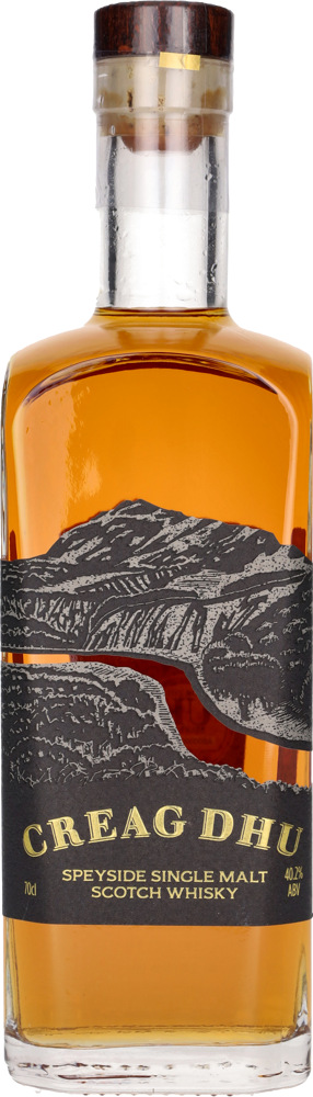 Creag Dhu Single Malt Scotch Whisky, Speyside bottle shot.