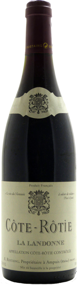 2023 Côte-Rôtie La Landonne, Domaine Rostaing bottle shot.