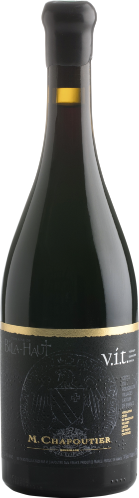 2021 Côtes du Roussillon Villages Latour de France VIT, M. Chapoutier Domaine de Bila-Haut, Languedoc-Roussillon bottle shot.
