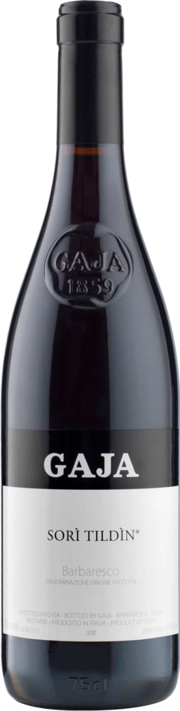 2017 Barbaresco Sorì Tildìn, Gaja, Langhe, Piedmont bottle shot.