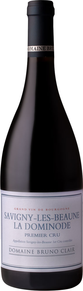 2023 Savigny-lès-Beaune 1er Cru La Dominode, Domaine Bruno Clair bottle shot.