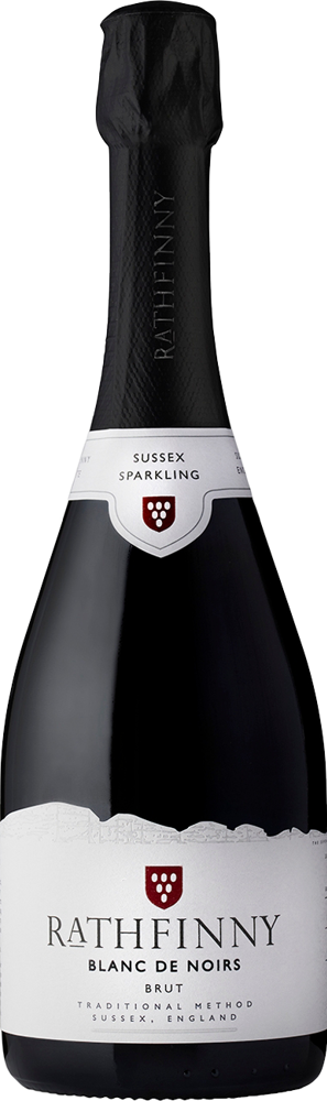 2018 Blanc de Noirs, Rathfinny, Sussex bottle shot.