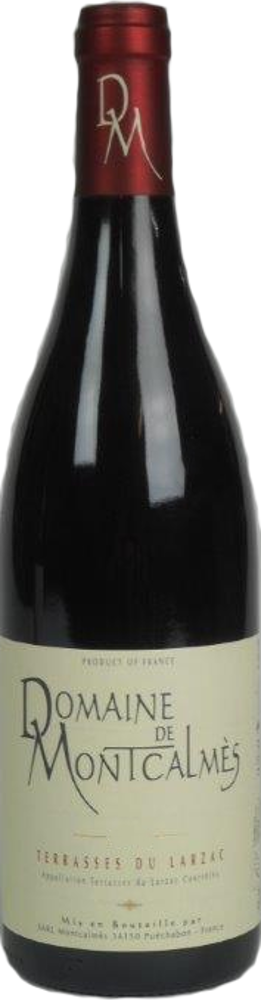 2020 Domaine de Montcalmès, Terrasses du Larzac bottle shot.
