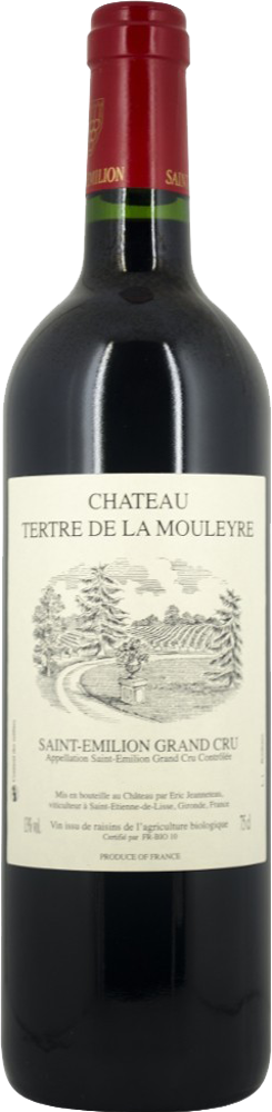 2022 Château Tertre de la Mouleyre, St-Emilion Grand Cru bottle shot.