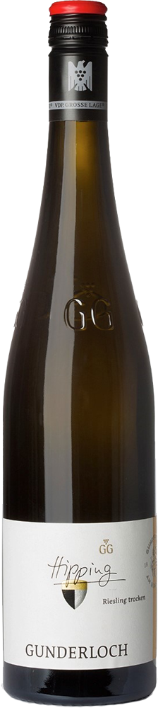 2022 Hipping Riesling Grosses Gewächs, Gunderloch, Rheinhessen bottle shot.