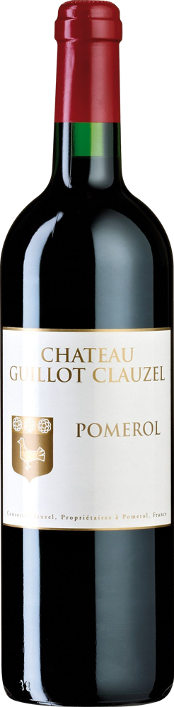2021 Château Guillot Clauzel, Pomerol bottle shot.