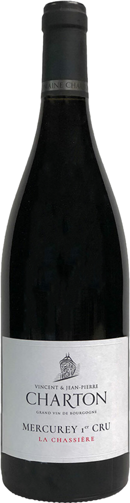 2020 Mercurey 1er Cru La Chassière, Domaine Vincent et Jean-Pierre Charton bottle shot.