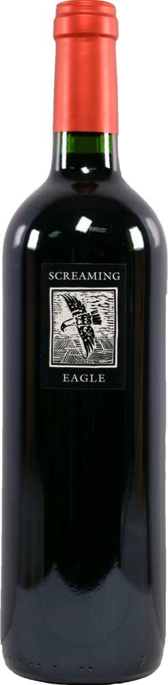 2020 Cabernet Sauvignon, Screaming Eagle, Napa Valley bottle shot.
