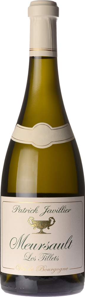 2017 Meursault Les Tillets, Patrick Javillier bottle shot.