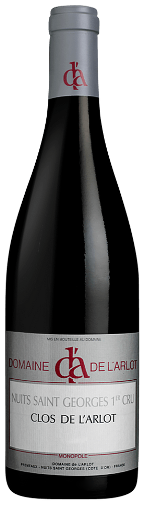 2023 Nuits-St-Georges 1er Cru Clos de l'Arlot Rouge, Domaine de l'Arlot bottle shot.